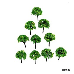 ARCHITECTURAL MODEL TREE 10PCS D50-30